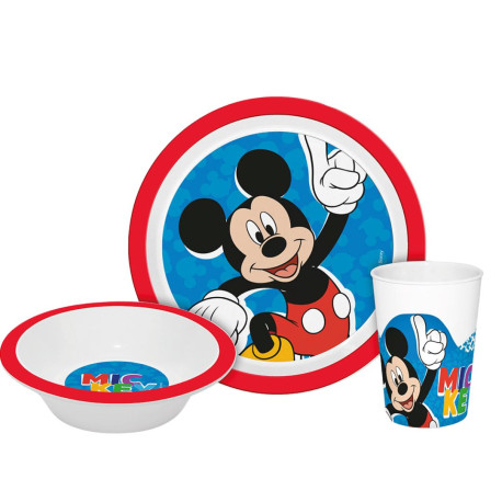 Mickey Mouse - Ensemble Repas Pour Enfant