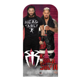Figurine en carton – Reigns Et Sikoa – Catch WWE - Haut 193 cm