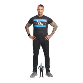 Figurine en carton – CM Punk – Catch WWE - Haut 186 cm