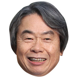 Masque en carton 2D Fusajirō Yamauchi-Entrepreneur-Taille A4