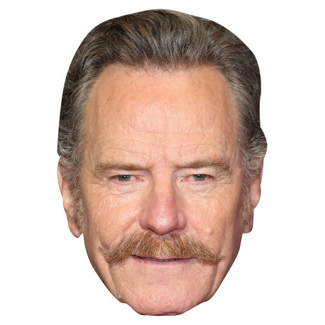 Masque en carton 2D Bryan Cranston-Acteur-Taille A4