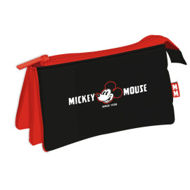 Trousse multi poches - Tête De Mickey Mouse - 21x11 cm
