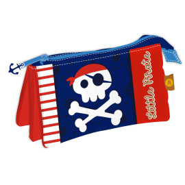 Trousse multi poches - Petit Pirate - 21x11 cm