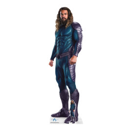 Figurine en carton Aquaman En Costume Bleu - Haut 192 cm