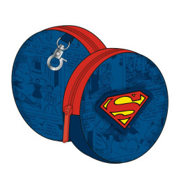 Porte Monnaie Rond - Superman - 9x9x2 cm
