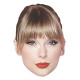 Masque en carton - Taylor Swift - Chanteuse - Taille A4