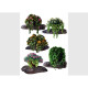 Stickers - Plantations de Fleurs - 1 planche 65 x 85 cm