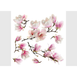 Stickers Fleurs Sakura - 1 planche 30x30cm