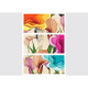 Stickers Fleurs Abstraites - 1 planche 42,5 x 65 cm