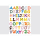 Stickers Alphabet Lumineux - 1 planche 65 x 85 cm