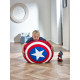 Pouf Captain America Logo - Marvel Avengers - Rouge