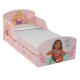 Lit enfant Raiponce et Vaiana - Princesses Disney avec 2 tiroirs de rangement - Rose et Bleu