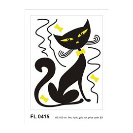 Stickers Animaux - Chat - 1 planche 65 x 85 cm