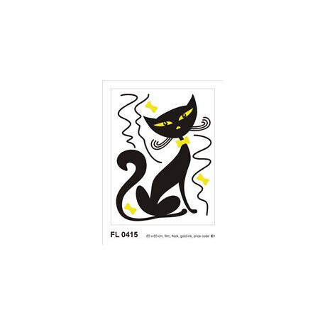 Stickers Animaux - Chat - 1 planche 65 x 85 cm