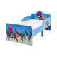 Lit bois Spiderman bleu et rouge - 140x70 cm