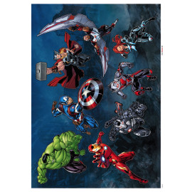 Sticker mural Avengers Crew