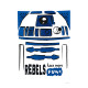 Tableau intissé Star Wars - R2D2