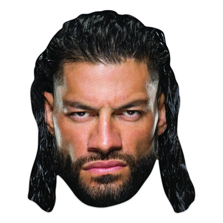 Masque en carton - Roman Reigns - Catcheur - Taille A4