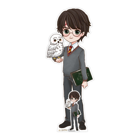 Figurine en carton - Harry Potter Version Animé - Haut 92 cm