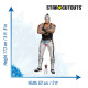 Figurine en carton Rey Mysterio - Catcheur WWE - Haut 173 cm