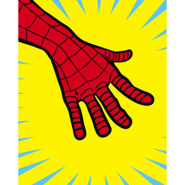 Poster d'Art - La Main De Spider Man - 40x50 cm