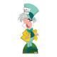 Figurine en carton Mad Hatter Alice au pays des merveilles - Haut 128 cm