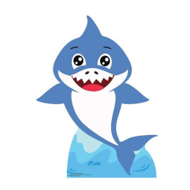 Figurine en carton Baby Boy Shark (Bleu) Hauter 93 cm