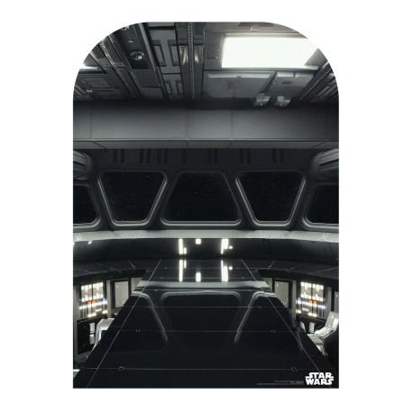 Figurine en carton backdrop Star Wars Décor le pont du Star Destroyer Haut 130 CM