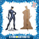 Figurine en carton (Batman) Catwoman avec son fouet Hauteur 179 cm