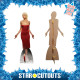 Figurine en carton Tricia Helfer - actrice serie Battlestar Galactica - Haut 180 cm