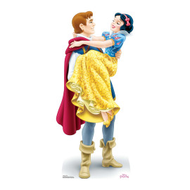 Figurine en carton Disney la Princess Blanche Neige et le Prince Florian Hauteur 90 cm