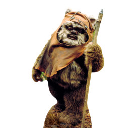 Figurine en carton Ewok Star Wars Hauteur 96 CM