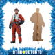 Figurine en carton Poe Dameron Star Wars Hauteur 181 cm