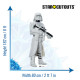 Figurine en carton Snowtrooper Star Wars Hauteur 182 cm