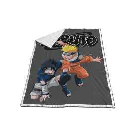Plaid - Naruto & Sasuke - 120 cm x 150 cm