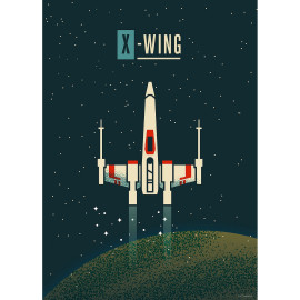 Poster d'Art - X Wings - 30 x 40 cm