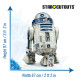 SC1077 Figurine en carton Droïde R2D2 Star Wars Episode VIII H 97 CM