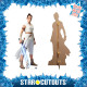 SC1428 Figurine en carton Star Wars Rey (The Rise of Skywalker) 174 cm