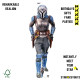 Figurine en carton Bo-Katan Star Wars The Mandalorian - Hauteur 186 cm