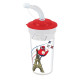 Gobelet Paille Mascotte JO 2024 400 Ml