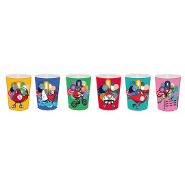 6 Gobelets Mascotte JO 2024 400 Ml