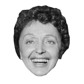 Masque en carton - Edith Piaf - Taille A4