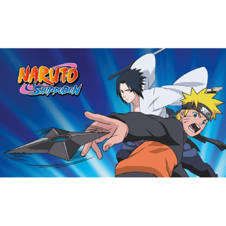 Tapis en mousse Naruto et Sasuke Uchiwa - 40x70cm