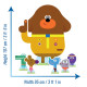 Figurine en carton Hey Duggee & The Squirrels Hé, Oua Oua Hauteur 107 cm