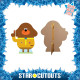 Figurine en carton Hey Duggee & The Squirrels Hé, Oua Oua Hauteur 107 cm