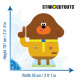 Figurine en carton Hey Duggee & The Squirrels Hé, Oua Oua Hauteur 107 cm