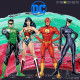 Figurine en carton Green Lantern DC COMICS (année 80) Hauteur 184 cm