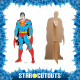 Figurine en carton Superman DC (année 60) Mini Format Hauteur 92 cm
