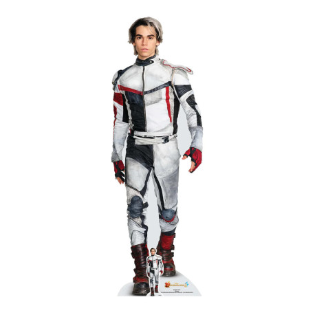 Figurine en carton Carlos (Descendants 3) Hauteur 171 cm