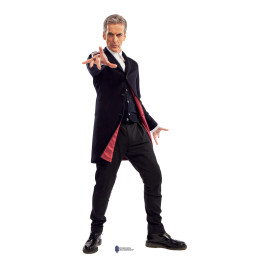 Figurine en carton DOCTOR WHO Peter Capaldi découpe Docteur Hauteur 180 cm